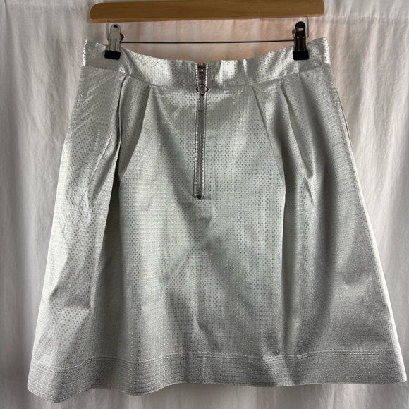 Pink Tartan Metallic Pleat Skirt 8 - Picture 2 of 7